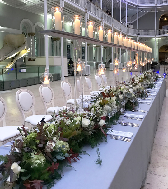 Long Autumn Tablescape