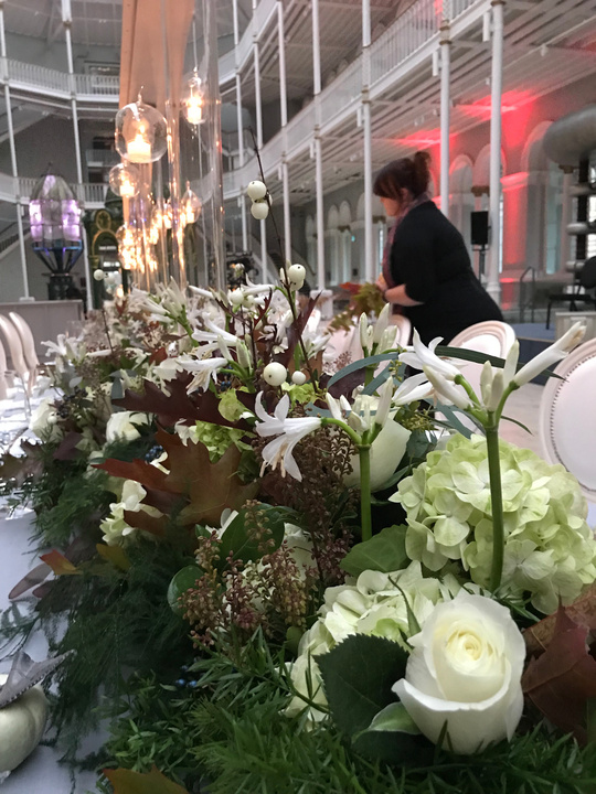 Long Autumn Tablescape