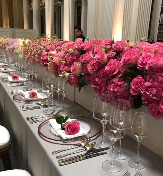 Ombré Long Tablescape