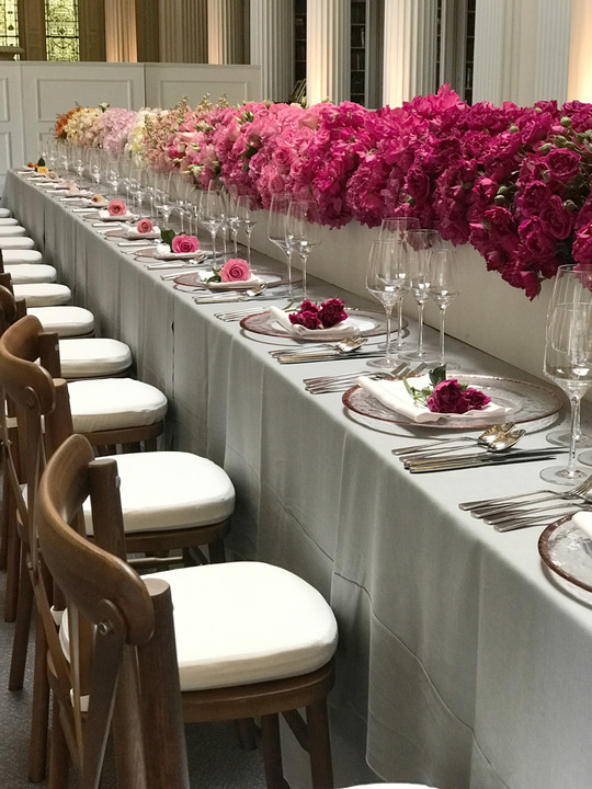 Ombré Long Tablescape