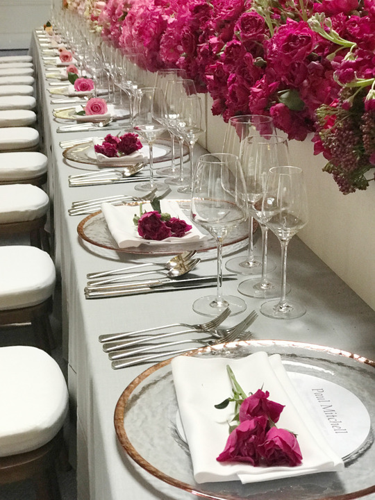 Ombré Long Tablescape